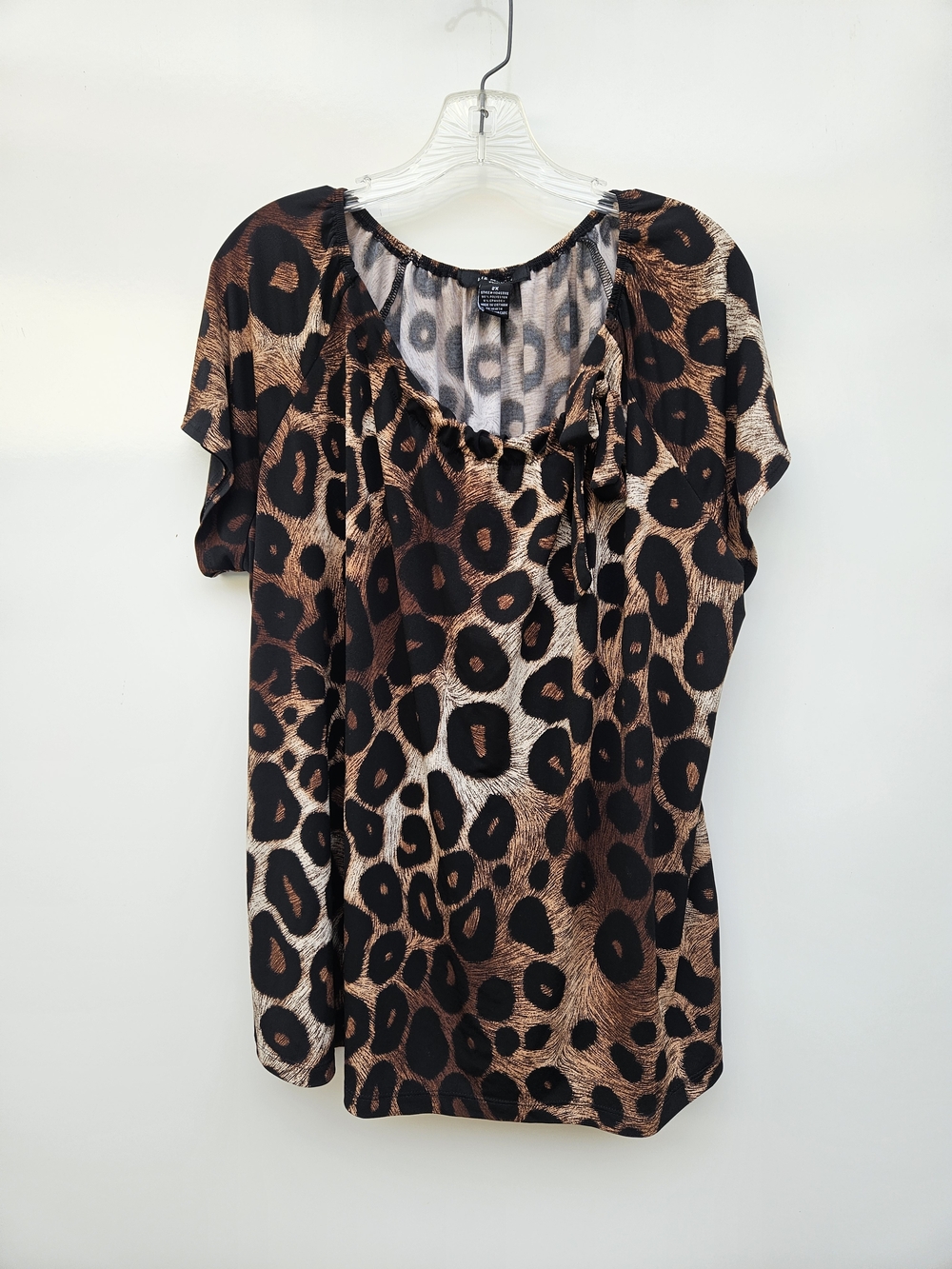 Mccoy Women's Leopard Print Blouse -